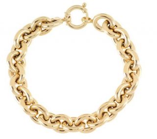 Polished Rolo Bracelet 14K Gold, 13.3g —