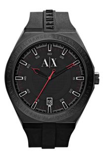 AX Armani Exchange Rubber Strap Watch