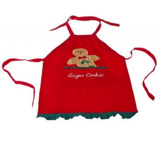 Sugar Cookie Childrens Gingerbread Apron by Valerie —