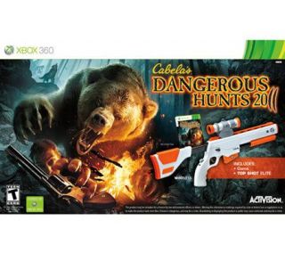 Cabelas Dangerous Hunts 2011 w/Wireless Gun Attach   Xbox 360