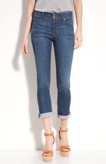 Hudson Jeans Beth Mid Rise Crop Jeans (Blue Heron Wash)