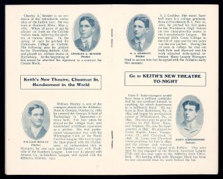 1903 Philadelphia Athletics Yearbook Very Scarce Strong Condition