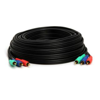 New 50ft Component Video 3 RCA RGB Y PB PR TV Camera VCR HD Cable LCD