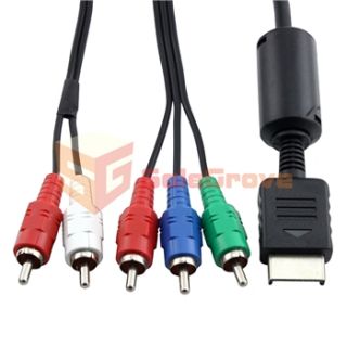 For PS2 PS3 HDTV Ready TV HD Component AV Cable 5 Wire