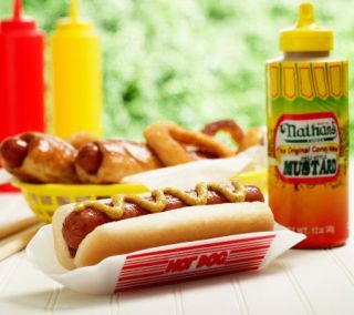 Nathans Famous (10) 4.8 oz. Pretzel Dogs (10) 3.2 oz.Hot Dogs 