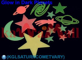 Color Star Planet 14 Glow in The Dark Baby Nursery Room