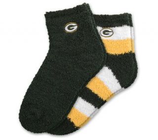 NFL Green Bay Packers Womens Slipper Socks   2Pack —