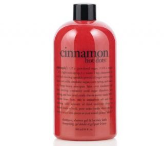 philosophy cinnamon hot dots 3 in 1 shower gel,16 oz —