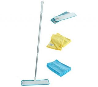 Don Asletts Microfiber Opti Mop w/ 3 Pads and6Coths —