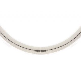 Sterling High Polished 15 Omega Necklace 14.7 grams —