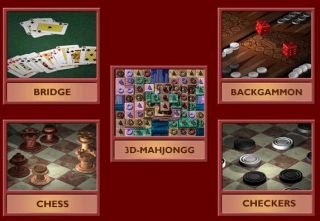 Family Game 5 Pack PC CD Backgammon, Bridge, Chess, Checkers and 3D