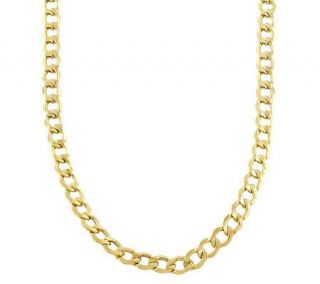 20 Curb Chain Necklace, 14K Gold —