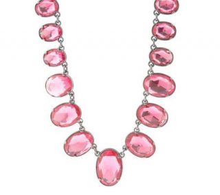   Style Statement Faceted Ovals 16 Necklace w/3 Extender —