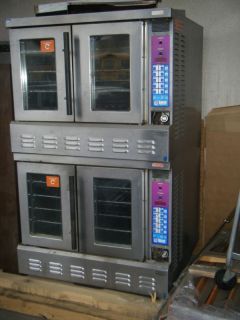 Lang Double Stack Commercial Convection Ovens Gas