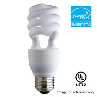  2700k Mini Twist CFL Bulb 20 watts 120 V COMPACT FLUORESCENT 20 W LAMP