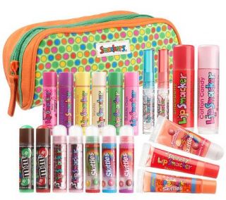 Lip Smacker Lovers 20 piece Collection with Travel Bag —