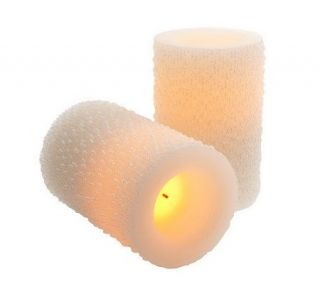 CandleImpressio Set of 2Scented 5 Flameless Icicle Candles w/Timer