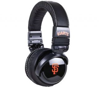 San Francisco Giants Over The Ear Headphones with In Line Mic
