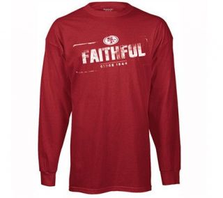 NFL San Francisco 49ers Faithful Long Sleeve T Shirt —
