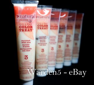  Tubes (Six) Clairol Natural Instincts Color Treat #3 Conditioner Treat
