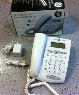 GE 1 Line Corded Phone Digital Answering Machine Model 29897GE1 A