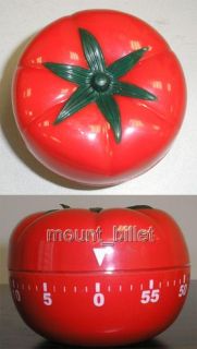 Kitchen Chef Count Down Timer Tomato Design 60 Minutes