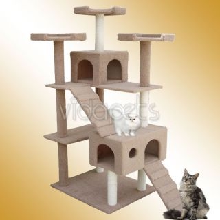 72 Cat Tree Condo Furniture 015 Scratch Post Pet House