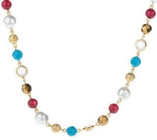As Is Joan Rivers French Couture Beaded 48 Necklace w/Ext.