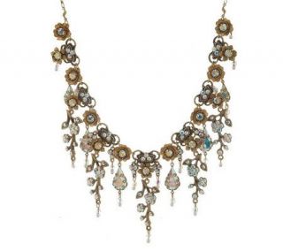 Michal Negrin Bold Floral Necklace w/ 19 1/4 Chain —