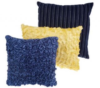 Joan Lunden Home Stockholm S/3 Decorative Pillows —