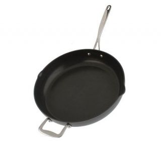 Technique Hard Anodized 14 Open Skillet with Spouts & Handle