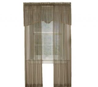 Sandra 52 x 20 Beaded Tailored Valance —