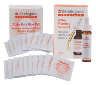 Dr. Gross Anti Aging Glow Pads 20ct. w/ Bonus Serum —