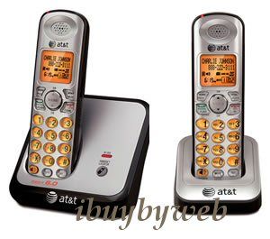 AT&T EL51200 DECT 6.0 Desk/ Wall Mountable 2 Cordless Phones