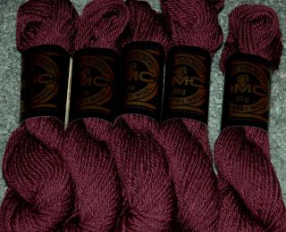 7119 Marroon DMC Laine Colbert Wool Needlepoint Tapestry Yarn One 43Yd