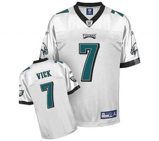 NFL Eagles Michael Vick Youth Replica White Jersey —
