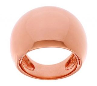 Bronzo Italia Bold Polished Domed Band Ring —