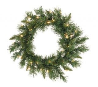 30 Imperial Pine Prelit Wreath by Vickerman  Clear —
