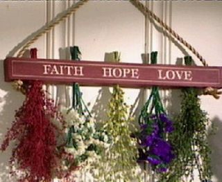 Faith, Hope, and Love Wall Hanging —