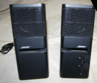 you are bidding on a pair of bose mediamate computer speakers these