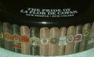 The Pride Of La Flor De Copan Ceramic Large Black Cigar Ashtray