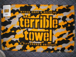 STEELERS MYRON COPE CAMO TERRIBLE TOWEL LICENSED