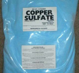 Pound USA Copper Sulfate Powder 100 Pure Organic Pest Control