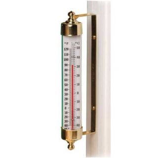 Conant Custom Brass CCBT1 Vermont Outdoor Thermometer Brass