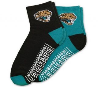 NFL Jacksonville Jaguars Mens Slipper Socks  Pack of 2   A194043