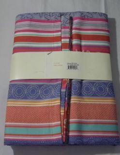 Xochi Tablecloth 70x90 Melisande Coral 100 Cotton New