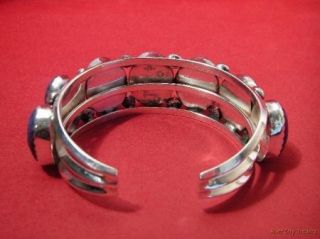 Corbet Joe Navajo Sterling Lapis Lazuli Cuff Bracelet