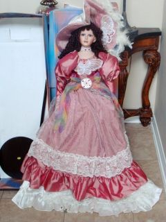  Ashley Belle Collection porcelain Doll, 884/1984→WORLDWIDE SHIP