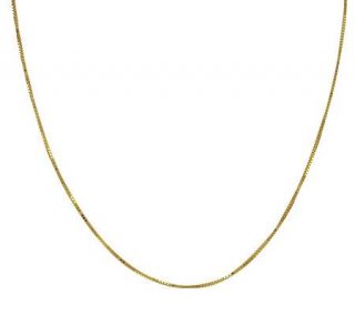 EternaGold 22 Solid Box Chain Necklace14K Gold, 3.1g —