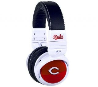 Cincinnati Reds Over The Ear Headphones with In Line Mic —